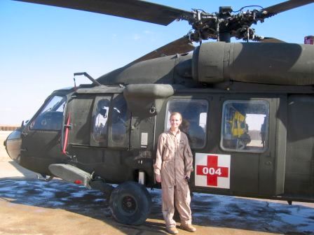 Jenny Alderden military nurse in Iraq