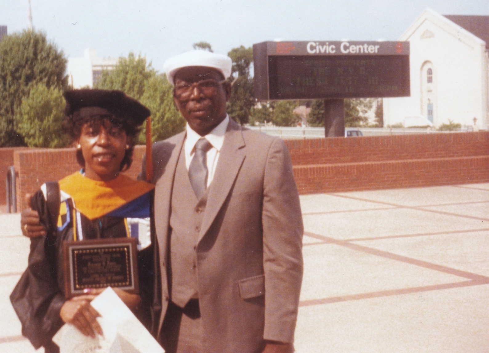 Jeannine Jones and father