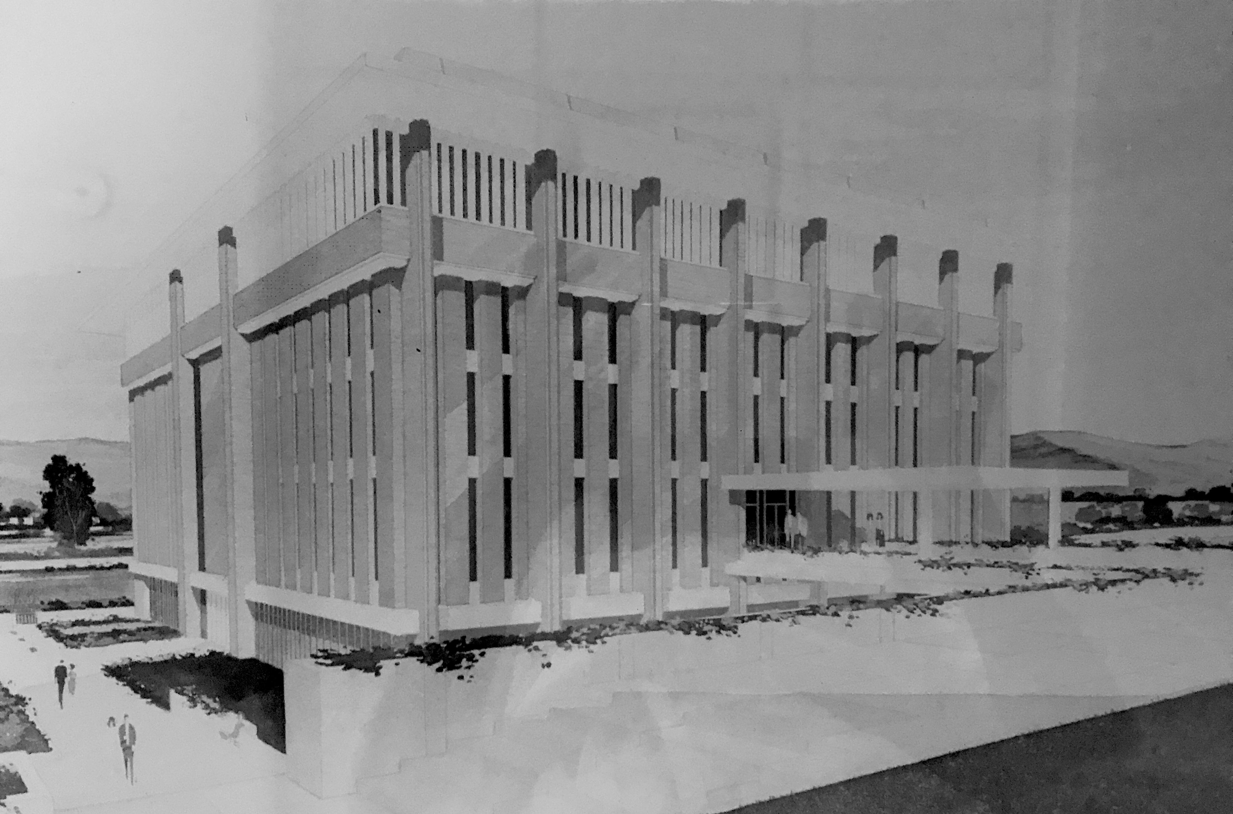 CON building rendering old
