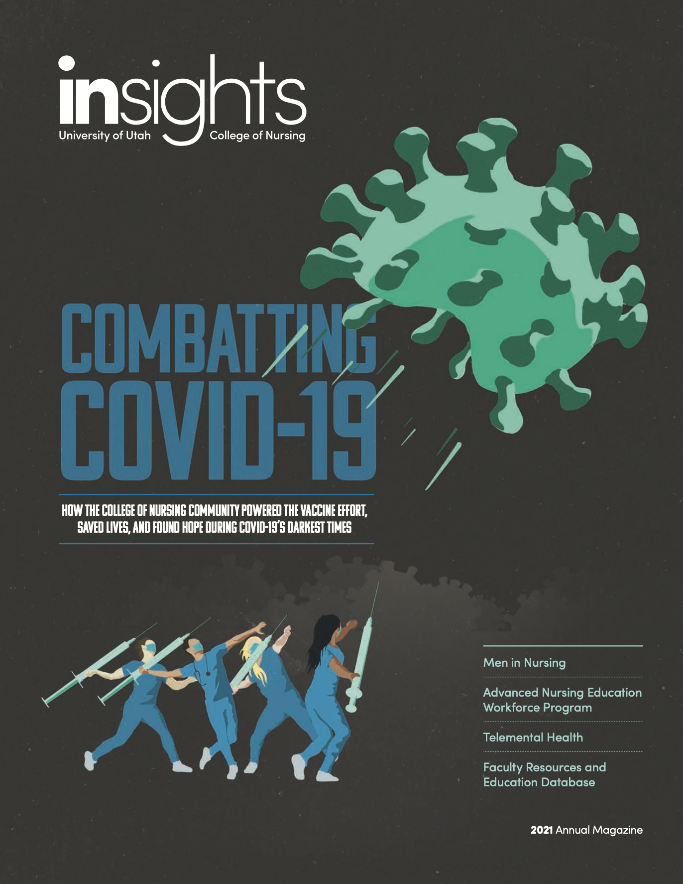 College of Nursing Insights Magazine 2021 Cover