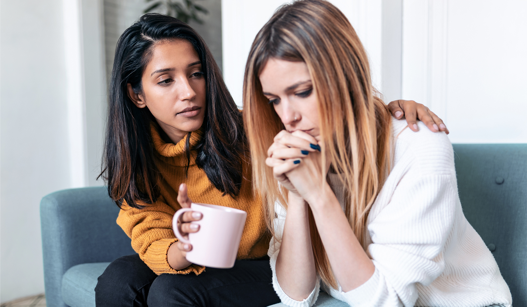 women supporting each other